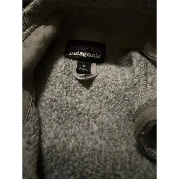 Patagonia Better Sweater Fleece Vest Women’s Medium Gray Full Zip Recycled - Picture 3 of 6